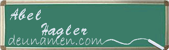 Abel Hagler Visitenkarte